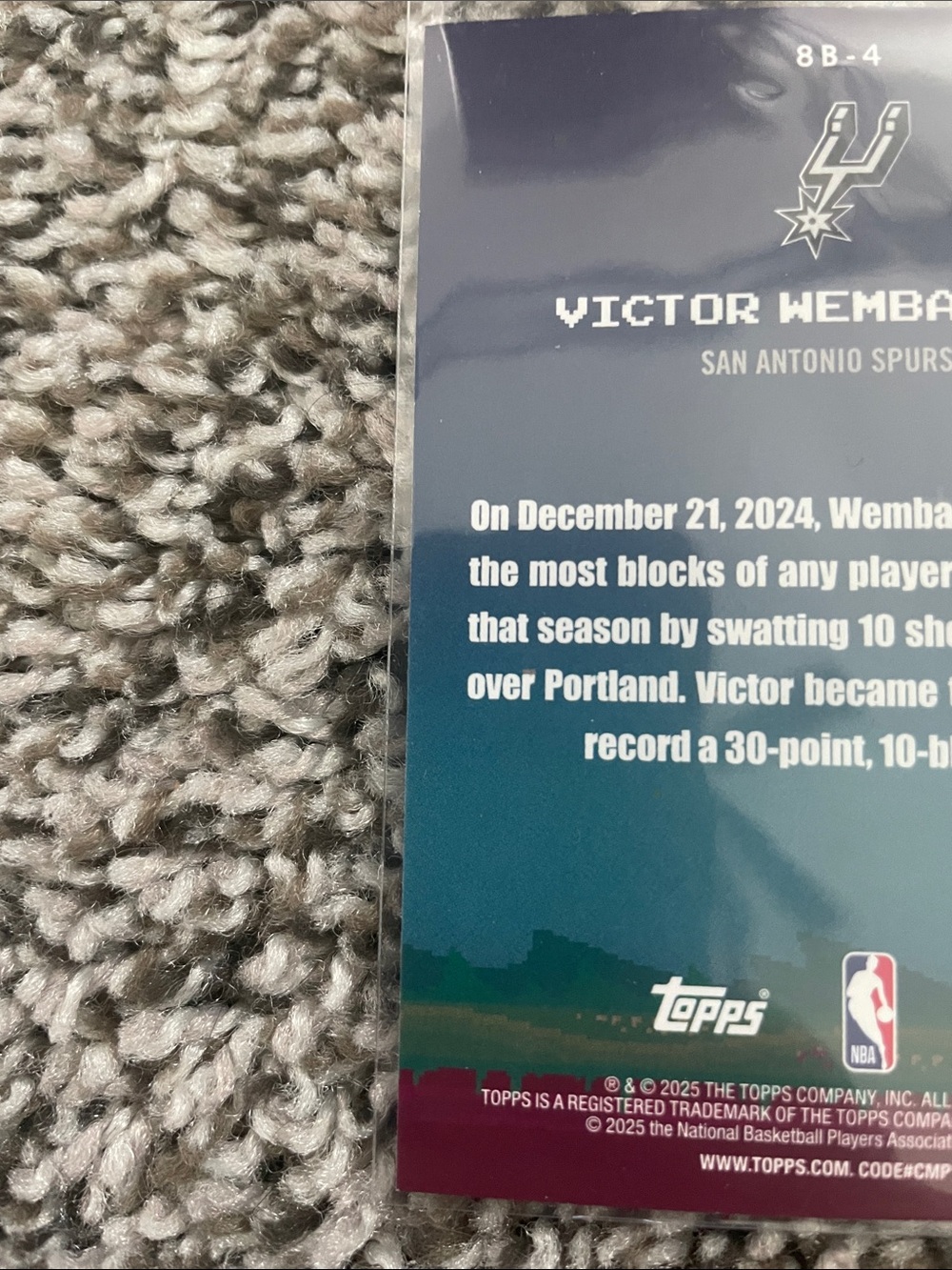 Topps Victor Wembanyama Lot 2 Basketball Cards Hottest Player - Picture 9 of 9